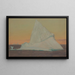 Iceberg e fiore di ghiaccio - Frederic Edwin Church — quadro incorniciato alla parete
