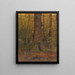Nei boschi, probabilmente nel Maine - Frederic Edwin Church — quadro incorniciato alla parete