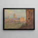 Città italiana o svizzera - Frederic Edwin Church — quadro incorniciato alla parete