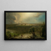 Gerusalemme dal Monte degli Ulivi - Frederic Edwin Church — quadro incorniciato alla parete