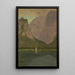 Königssee vicino a Berchtesgaden Baviera - Frederic Edwin Church — quadro incorniciato alla parete