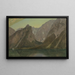 Königssee vicino a Berchtesgaden, Baviera - Frederic Edwin Church — quadro incorniciato alla parete