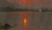 Tramonto sul lago Millinocket - Frederic Edwin Church — vista dell’opera