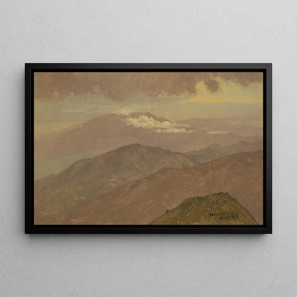 Paesaggio III - Frederic Edwin Church — quadro incorniciato alla parete