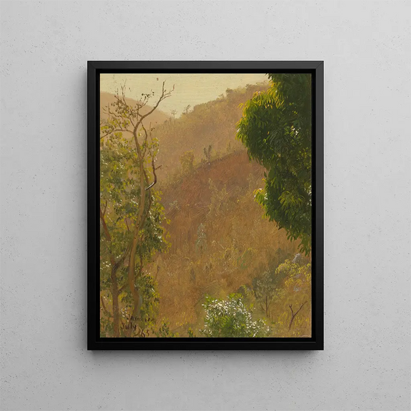 Paesaggio IV - Frederic Edwin Church — quadro incorniciato alla parete