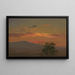 Paesaggio al tramonto, Hudson NY - Frederic Edwin Church — quadro incorniciato alla parete