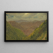 Paesaggio in Giamaica Antille - Frederic Edwin Church — quadro incorniciato alla parete