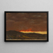 Paesaggio al tramonto - Frederic Edwin Church — quadro incorniciato alla parete