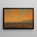 Paesaggio con tramonto - Frederic Edwin Church — quadro incorniciato alla parete