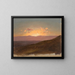 Vista sulla valle dell'Hudson - Frederic Edwin Church — quadro incorniciato alla parete