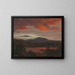 Mont Katahdin dal lago Katahdin, Maine - Frederic Edwin Church — quadro incorniciato alla parete