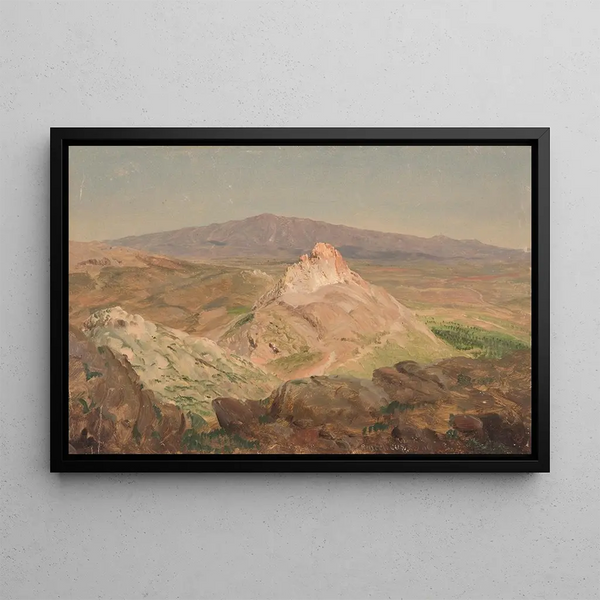 Mont Pentélique - Frederic Edwin Church — quadro incorniciato alla parete