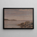 Île de Mount Desert, costa del Maine - Frederic Edwin Church — quadro incorniciato alla parete