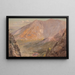 Mont Katahdin Grand Bassin depuis South Turner Mountain - Frederic Edwin Church — quadro incorniciato alla parete