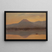 Mont Katahdin depuis le lac Katahdin - Frederic Edwin Church — quadro incorniciato alla parete