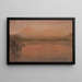 Monti Katahdin e Turner dal lago Katahdin - Frederic Edwin Church — quadro incorniciato alla parete