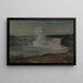 Cascate del Niagara al crepuscolo - Frederic Edwin Church — quadro incorniciato alla parete