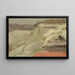 Cascate del Niagara sotto la neve visti da Goat Island - Frederic Edwin Church — quadro incorniciato alla parete