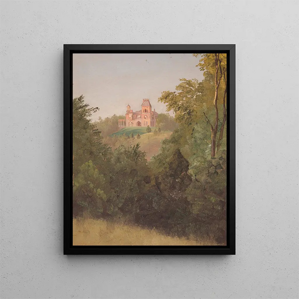 Olana del sud-ovest - Frederic Edwin Church — quadro incorniciato alla parete