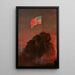 Notre drapeau - Frederic Edwin Church — quadro incorniciato alla parete