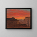 Toits au coucher du soleil depuis le Pincio, Rome - Frederic Edwin Church — quadro incorniciato alla parete