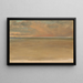 Paesaggio marino con calotta glaciale in lontananza - Frederic Edwin Church — quadro incorniciato alla parete