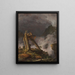 Tempesta tra le montagne - Frederic Edwin Church — quadro incorniciato alla parete