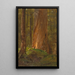 Studio nel bosco del Maine - Frederic Edwin Church — quadro incorniciato alla parete