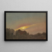 Tramonto - Frederic Edwin Church — quadro incorniciato alla parete