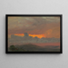 Tramonto II - Frederic Edwin Church — quadro incorniciato alla parete