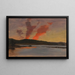 Tramonto vicino a Bar Harbor, Maine - Frederic Edwin Church — quadro incorniciato alla parete