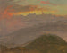 Tramonto e montagne - Frederic Edwin Church — vista dell’opera