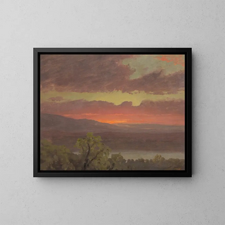 Frederic Edwin Church - Sunset in Jamaica West Indies.webp