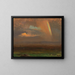 Tramonto su un vasto paesaggio - Frederic Edwin Church — quadro incorniciato alla parete