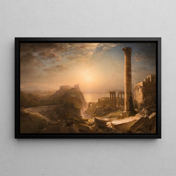 La Siria par la mer - Frederic Edwin Church — quadro incorniciato alla parete