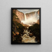 Le cascate del Tequendama vicino a Bogotà Nuova-Grenada - Frederic Edwin Church — quadro incorniciato alla parete