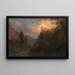 Il monastero di San Pedro Notre-Dame des Neiges - Frederic Edwin Church — quadro incorniciato alla parete