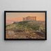 Le Parthénon depuis le sud-est - Frederic Edwin Church — quadro incorniciato alla parete