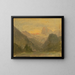 Le Watzmann vicino a Berchtesgaden - Frederic Edwin Church — quadro incorniciato alla parete