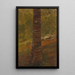 Tronc d'arbre - Frederic Edwin Church — quadro incorniciato alla parete