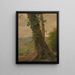 Albero con viti Giamaica Antille - Frederic Edwin Church — quadro incorniciato alla parete