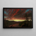 Crepuscolo nel deserto - Frederic Edwin Church — quadro incorniciato alla parete