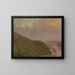 Vallée vista dalla cima di una collina alta in Europa - Frederic Edwin Church — quadro incorniciato alla parete