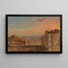 Vista di Roma - Frederic Edwin Church — quadro incorniciato alla parete
