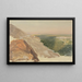 Vista di una pianura con Damas, Siria, dalle montagne - Frederic Edwin Church — quadro incorniciato alla parete