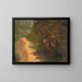 Sentiero boscoso in Giamaica - Frederic Edwin Church — quadro incorniciato alla parete