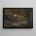 Ruisseau forestier - Frederic Edwin Church — quadro incorniciato alla parete