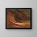 Banco Foresta Giamaica - Frederic Edwin Church — quadro incorniciato alla parete