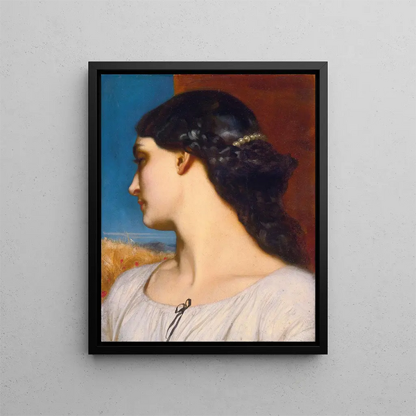 La Nanna - Frederic Leighton — quadro incorniciato alla parete