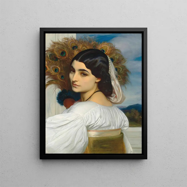 Pavonie - Frederic Leighton — quadro incorniciato alla parete